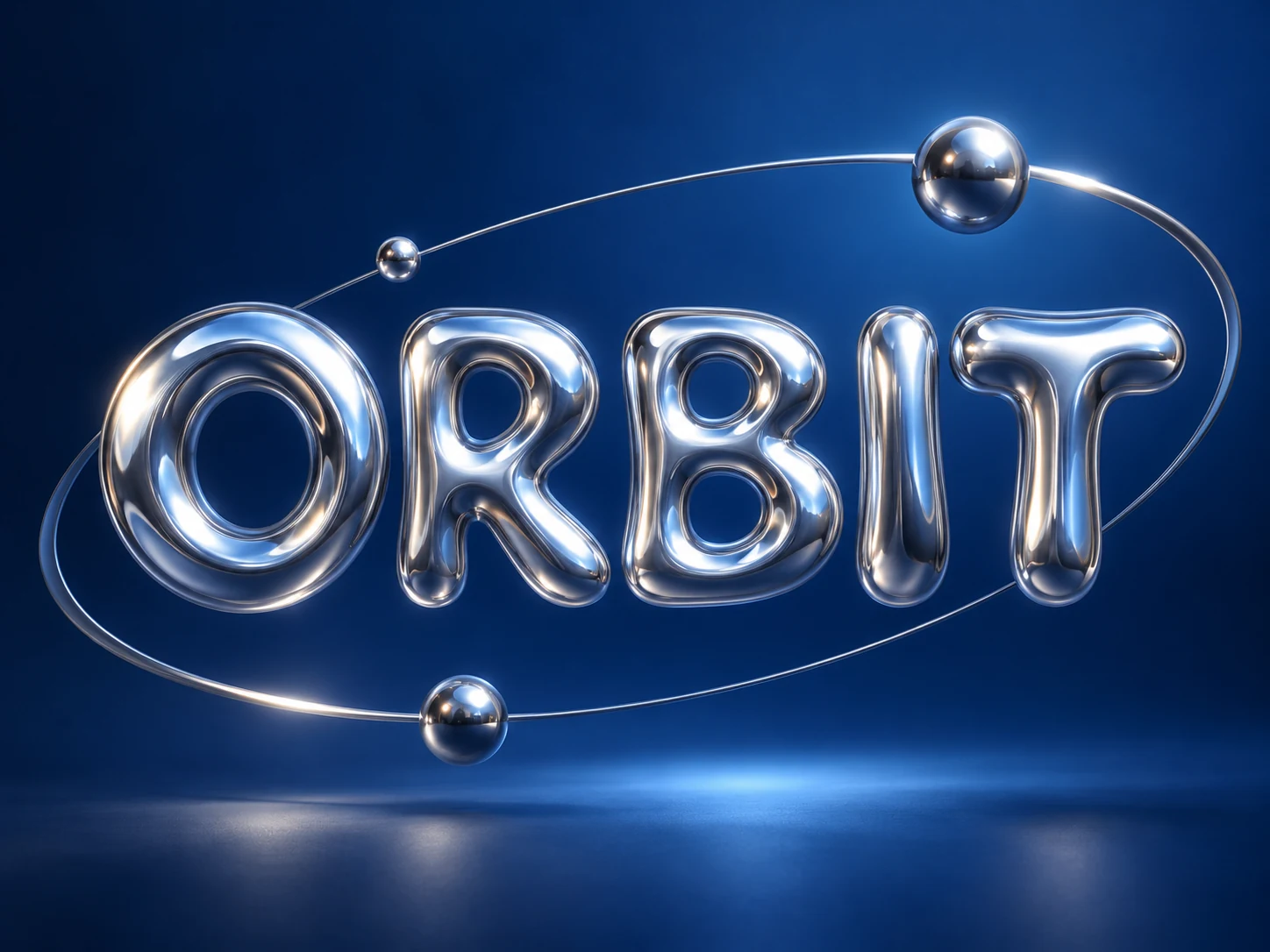 Liquid Orbit original lettering artwork